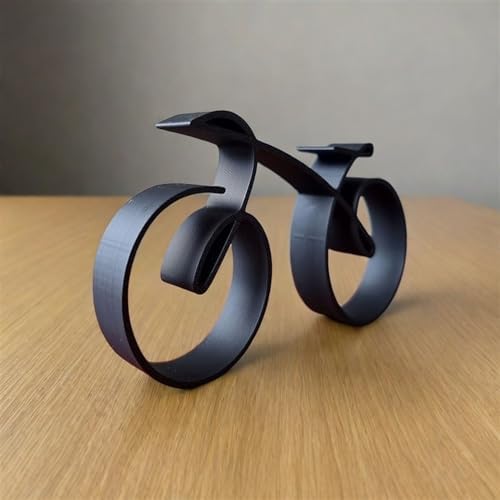 Minimalistic Bicycle Wire Sculpture Wall Art