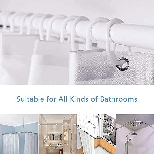 Boho Beige Checkerboard Shower Curtain with 12 Hooks 72x72in