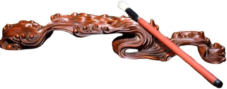 Handcrafted Boxwood Clouds Pen Holder Statue