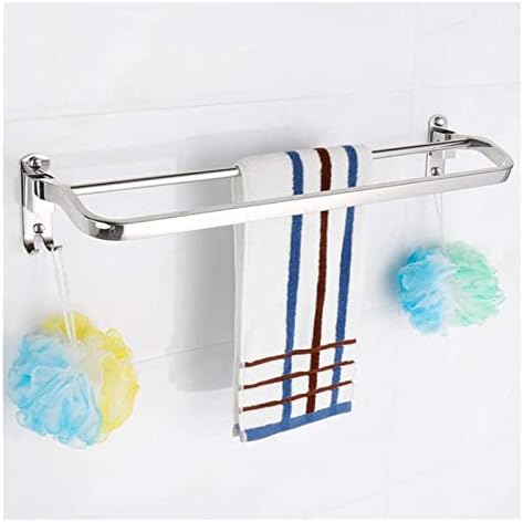 ALDEPO Towel Rail Shelf - 50Cm Wall Mounted Stainless Steel Towel Rack