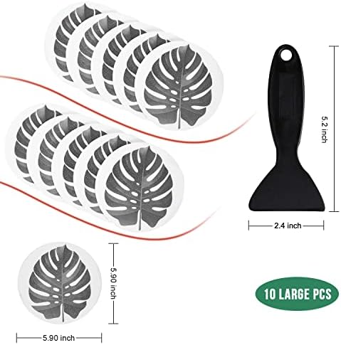 Secopad Non Slip Bathtub Stickers with Premium Scraper