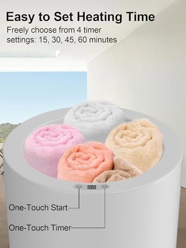 Uthfy 35L Towel Warmer Bucket with Aroma Tray