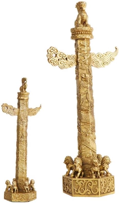 Usoway Flowing Cloud Dragon Column Home Decor 1