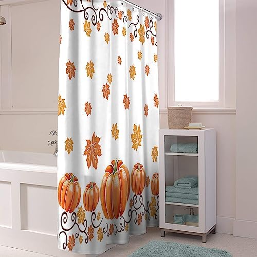 Vandarllin Fall Halloween Thanksgiving Shower Curtain Set