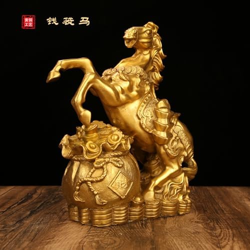 Usoway Pure Bronze Wealth God Ornament Decor
