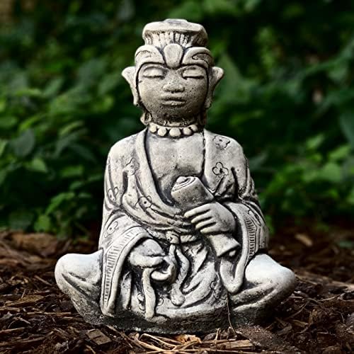 OLOMA Stone Sitting Chinese Man Statue