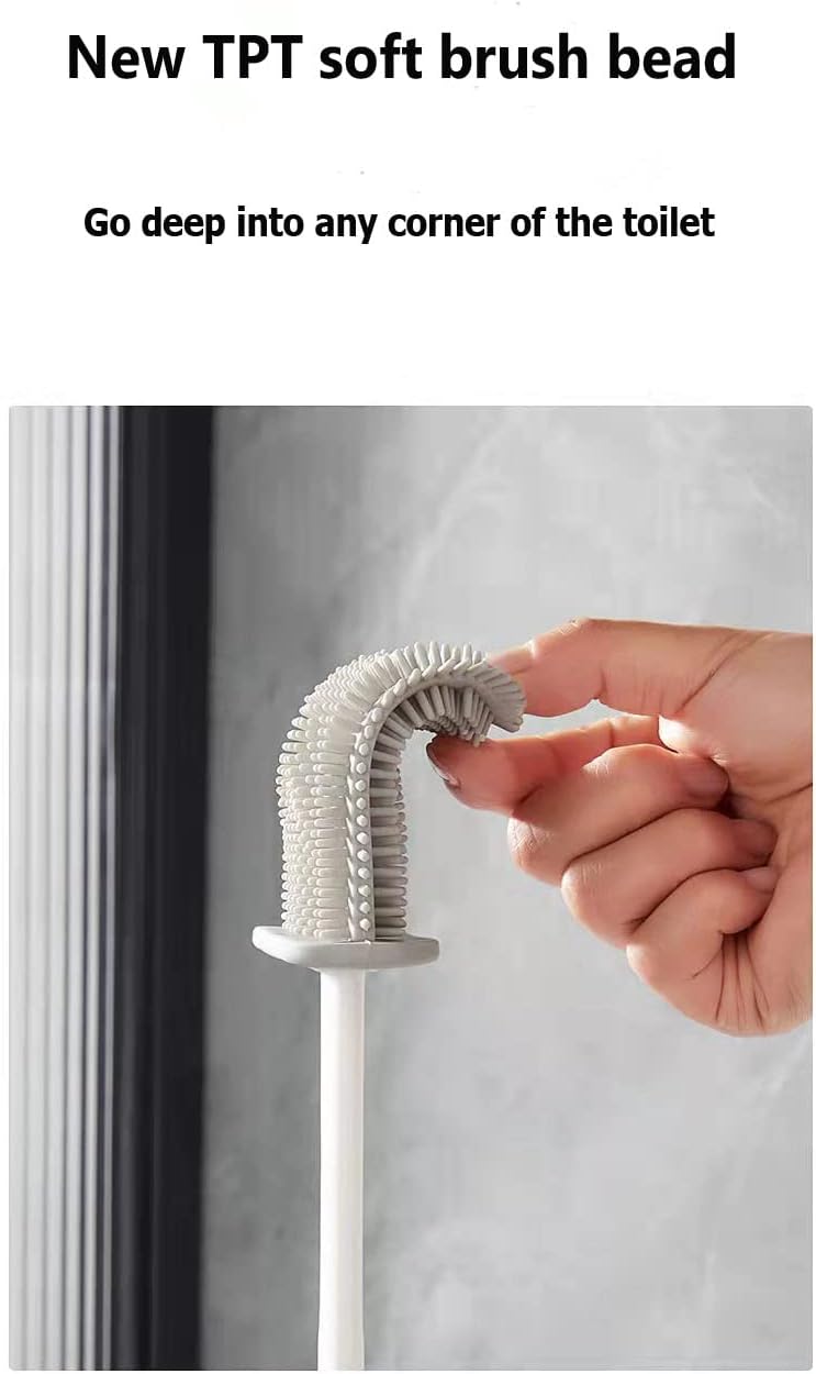 Nothers Toilet Brush and Holder Set White