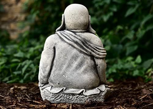 OLOMA Buddha Statue Concrete Meditating Decor Figurine