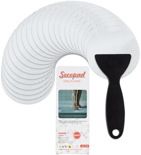 Secopad 36PCS Non-Slip Bathtub Stickers Set