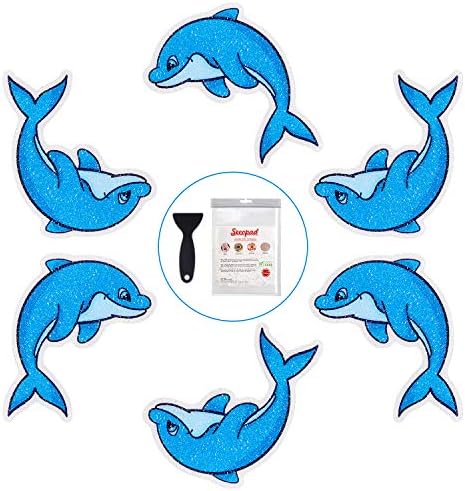 Secopad Non Slip Dolphin Bathtub Stickers 20 PCS