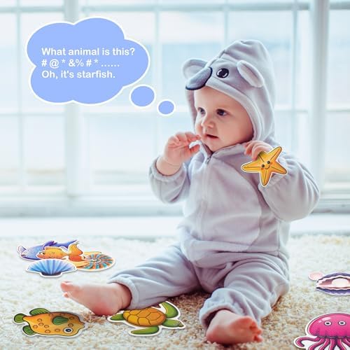 20 PCS Sea Creature Non-Slip Bathtub Stickers with Scraper