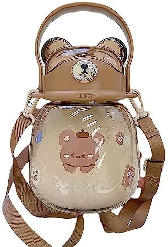 MBETA Bear Water Cup for Girls Summer Portable