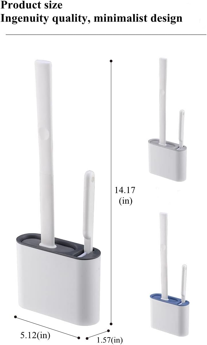 Nothers Toilet Brush and Holder Set White