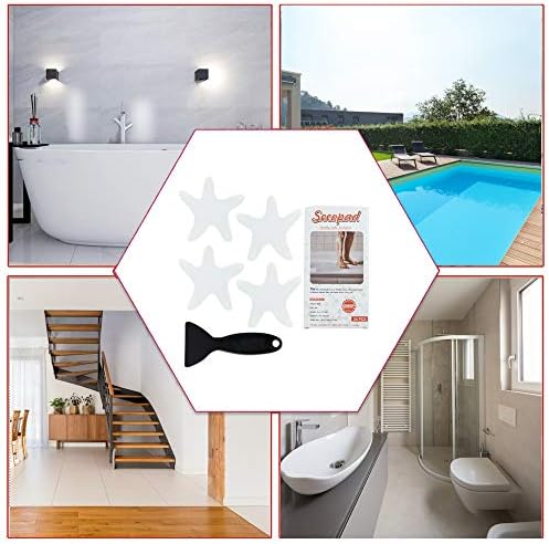 Secopad Anti-Slip Bathtub Stickers 24PCS Clear