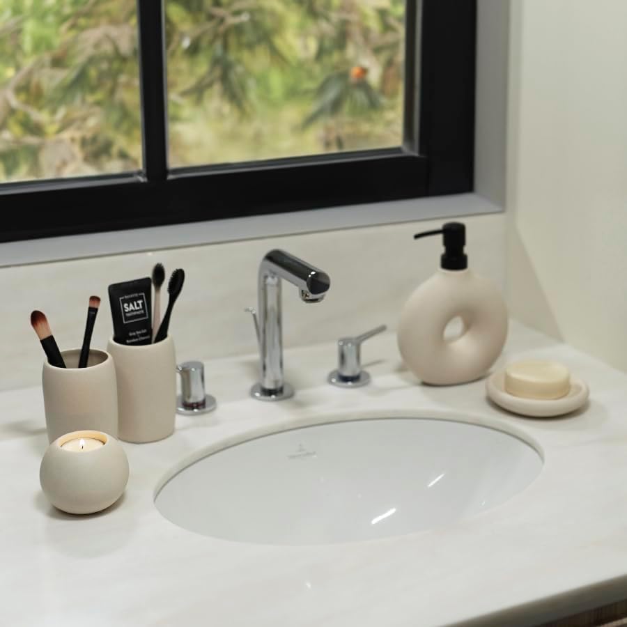 Terramoza Ceramic Bathroom Accessory Set 5 Pcs