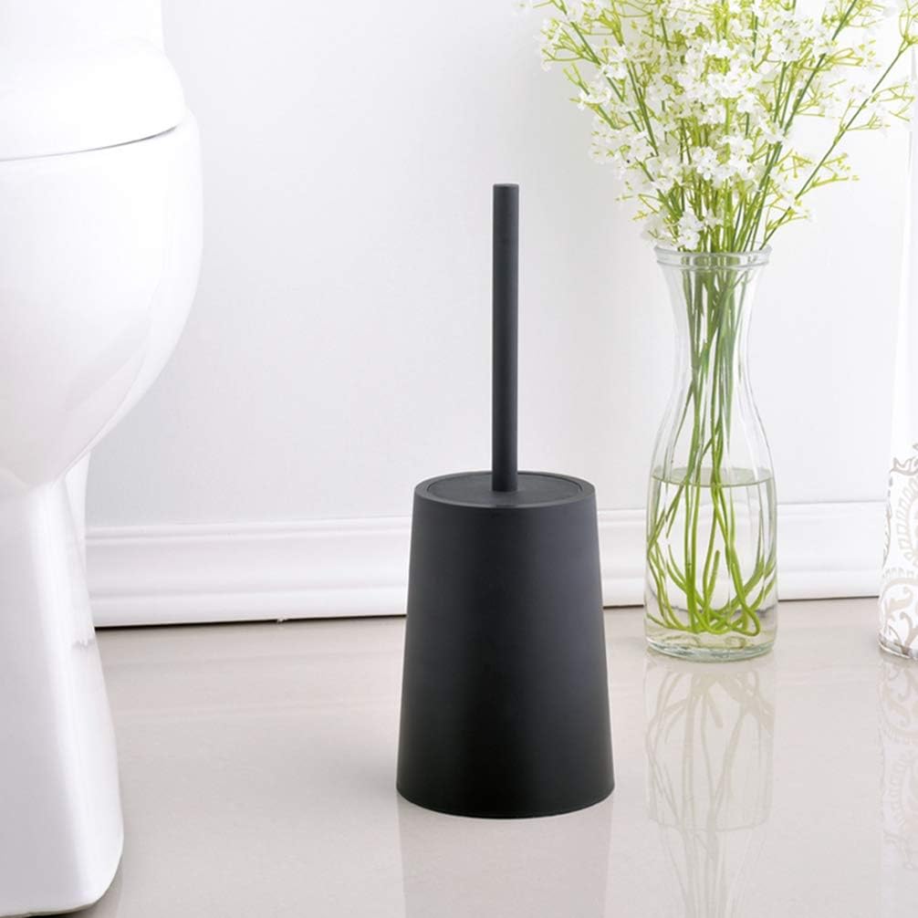 LUDSUY Toilet Brush Holder with Long Handle Belt Base