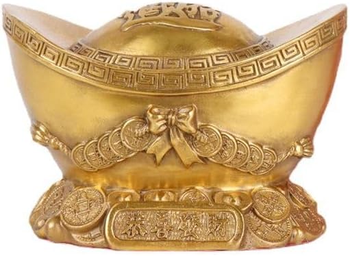 Usoway Copper Gold Fenghuo Figurine - 15cm Decorative Coin