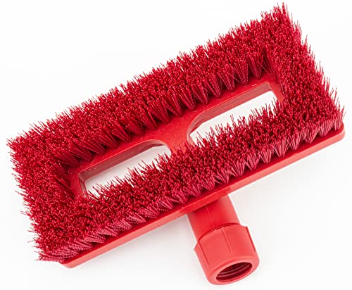 SPARTA Swivel Toilet Brush with Polyester Bristles 8 Inches Red