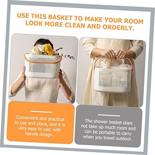 Cabilock Portable Shower Basket with Handles for Home and Travel