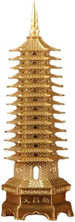 Usoway 9 Layer Thermoformed Bronze Cultural Tower Ornament