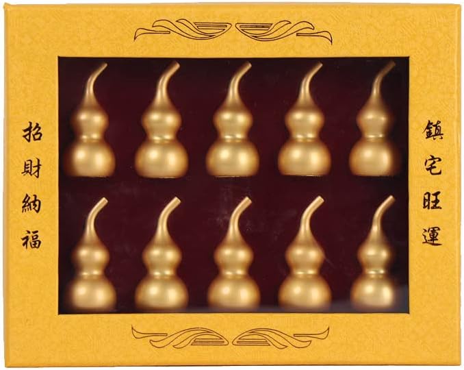 Usoway Alloy Gourd Decorative Figurine - Small