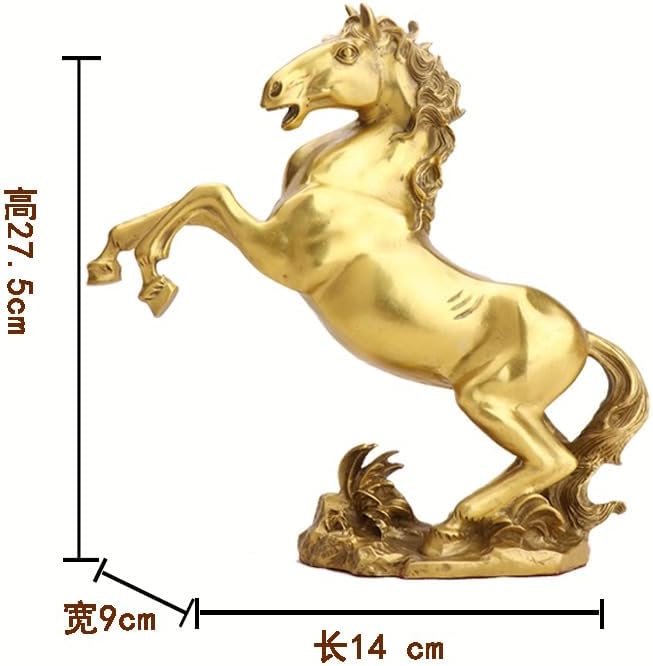 Usoway Copper Horse Office Decoration Business Gift
