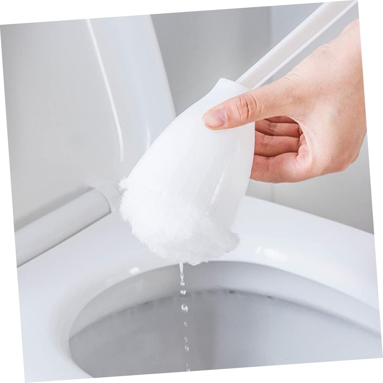 Cabilock Soft Bristles Toilet Brush Set