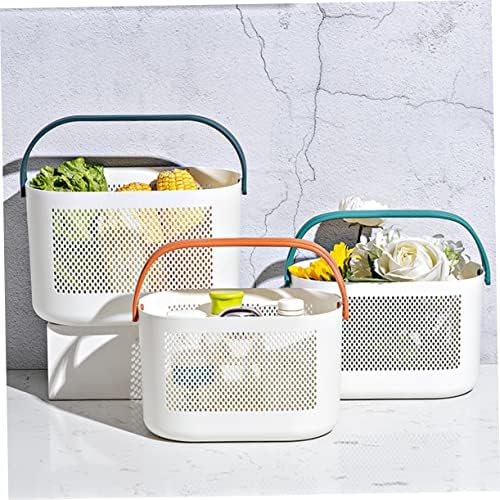 Cabilock Portable Shower Basket with Handles for Home and Travel
