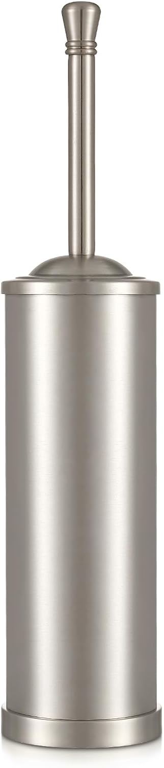 Hioflyme Toilet Brush with Holder Durable and Splash-Resistant