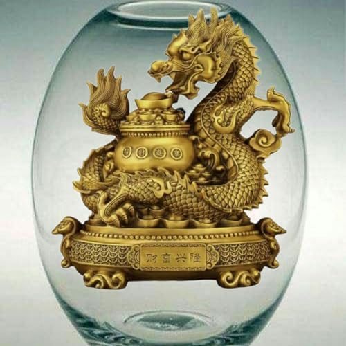 Ecqizer Wealth Figurine Feng Shui Decor 1