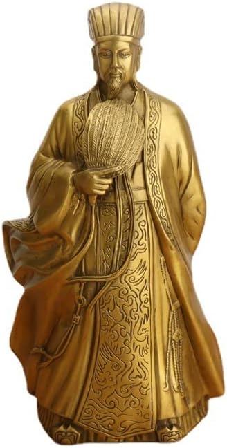 Usoway Copper Qianming Statue Home Decor