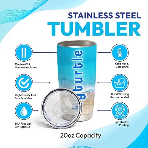 Hyturtle Personalized Baseball Tumbler 20oz