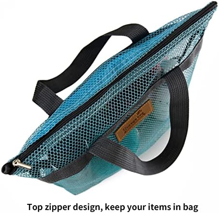 TOPASION Mesh Shower Caddy Bag for Travel and Gym