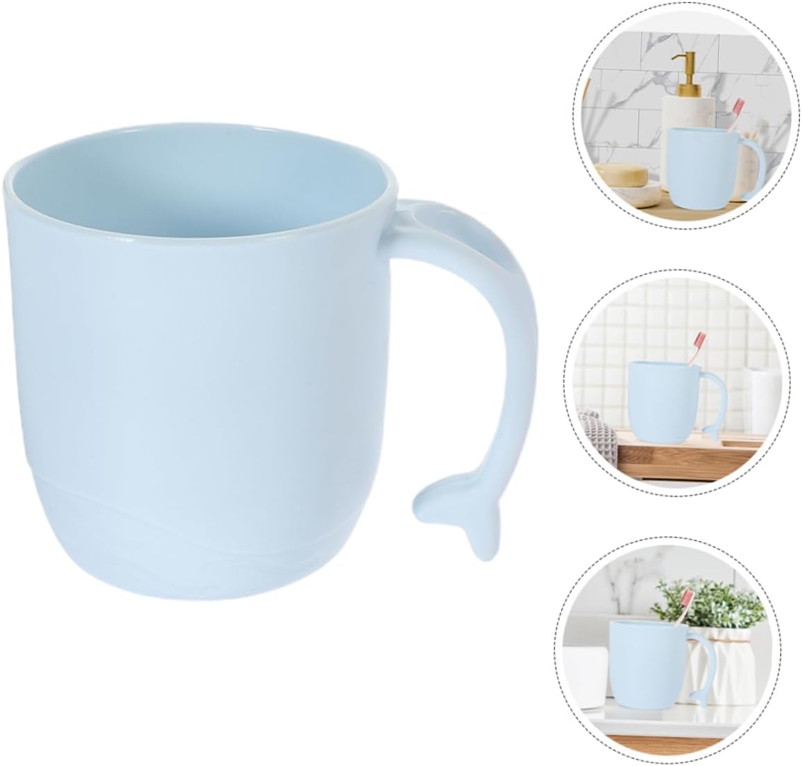 2pcs Cartoon Toothbrush and Mouthwash Cups for Kids