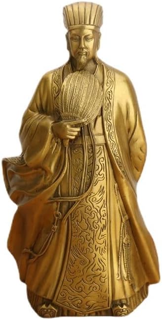 Usoway Copper Qianming Statue Home Decor