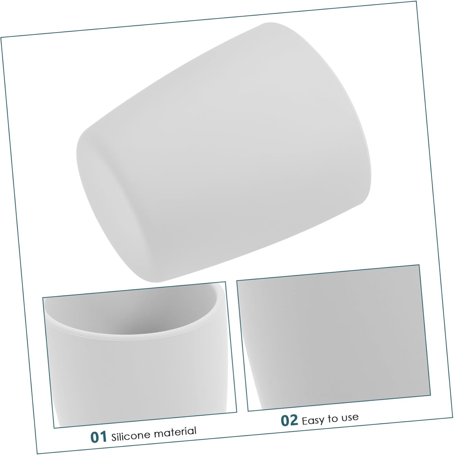 Mobestech Anti-Drop Silicone Bathroom Cup for Easy Cleaning and Independent Drinking