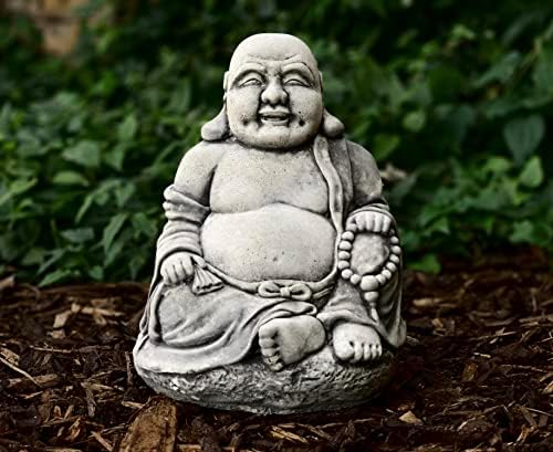 OLOMA Buddha Statue Concrete Meditating Decor Figurine