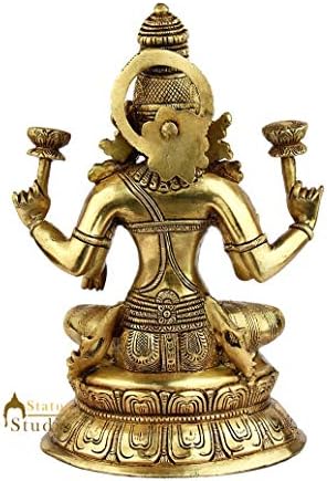 Statuestudio Laxmi Brass Idol Showpiece Gift