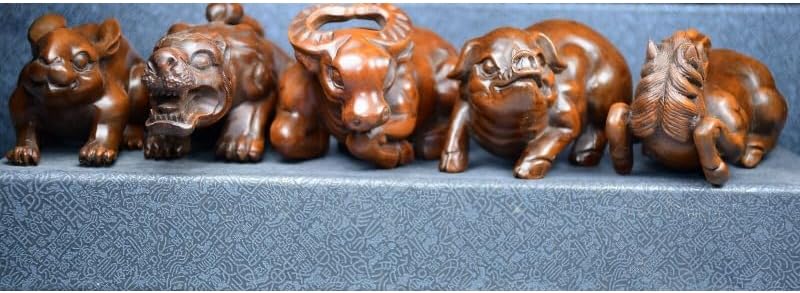 LimpaC Collection Boxwood Zodiac Animal Statues Set