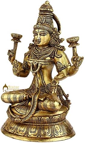 Statuestudio Laxmi Brass Idol Showpiece Gift