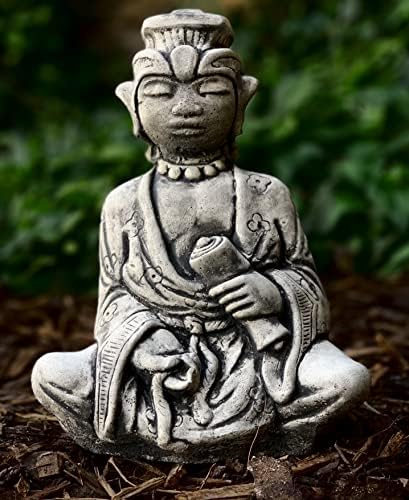 OLOMA Stone Sitting Chinese Man Statue
