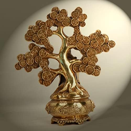 Usoway Copper Wealth God Tree Collectible Figurine
