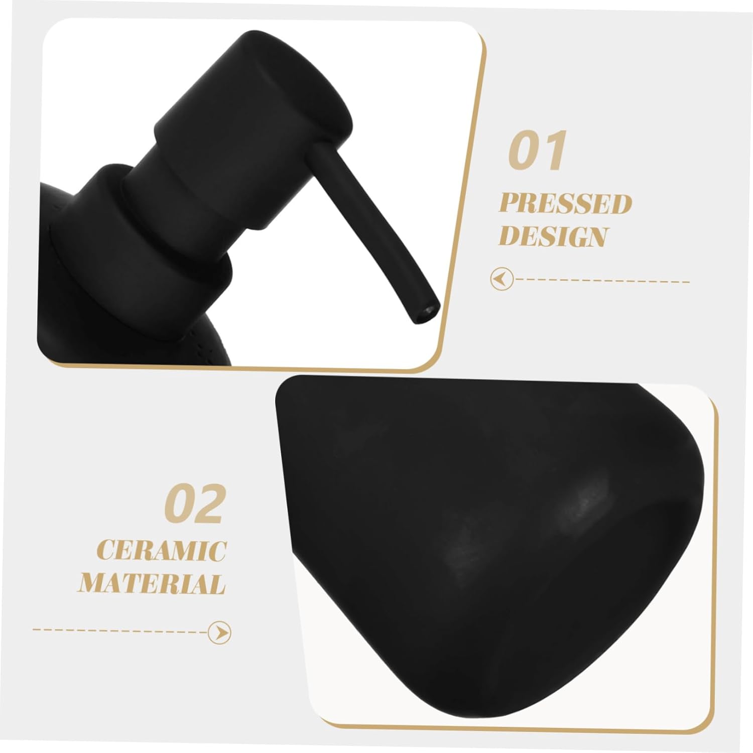 Holibanna Modern Lotion and Shampoo Dispenser