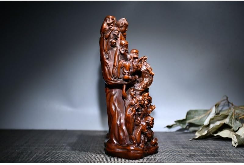 LimpaC Collection Boxwood 18 Arhats Buddha Statue