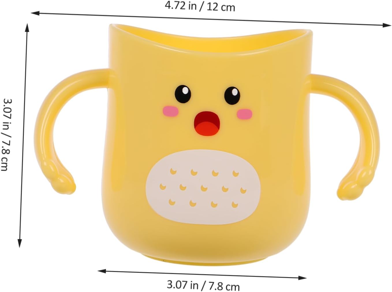 Hoement Durable Cartoon Toothbrush Holder Mug 1