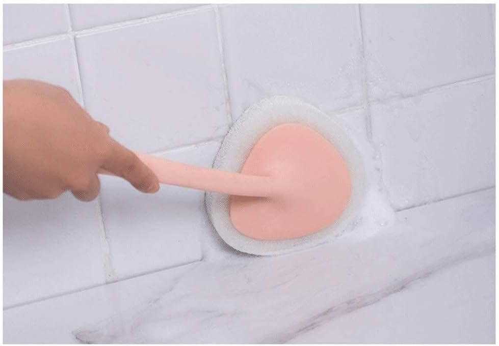 Toilet Brush with Holder Pink 1
