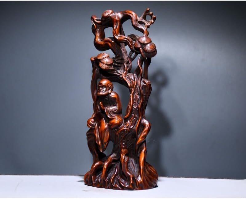 LimpaC Handcrafted Boxwood Dharma Statue