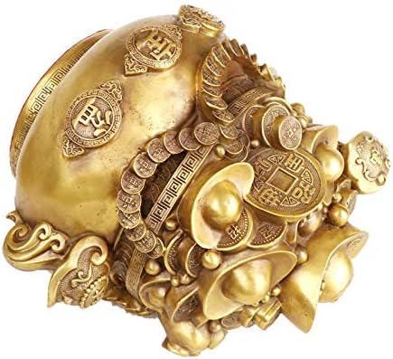 Usoway Large Gold Coin Pu Jubei Pot Decor Item