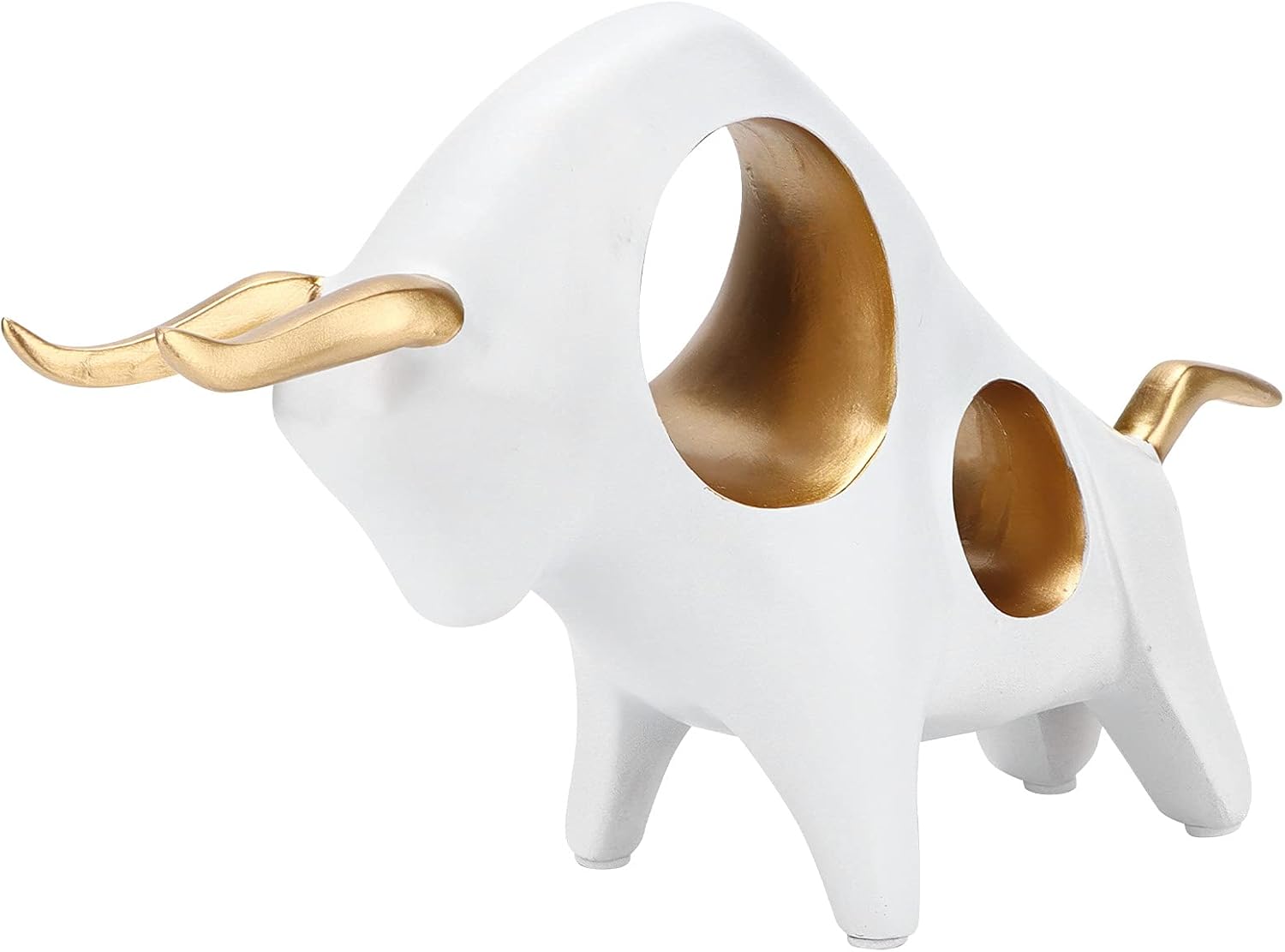 Buachois Lucky Fighting Bull Resin Sculpture