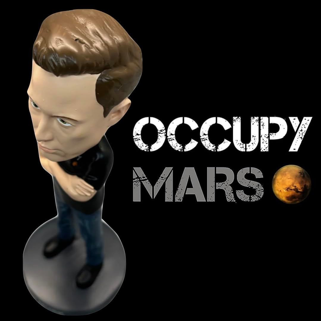 Elon Musk Bobblehead - 8 Inches Tall Premium Polyresin Collectible Statue